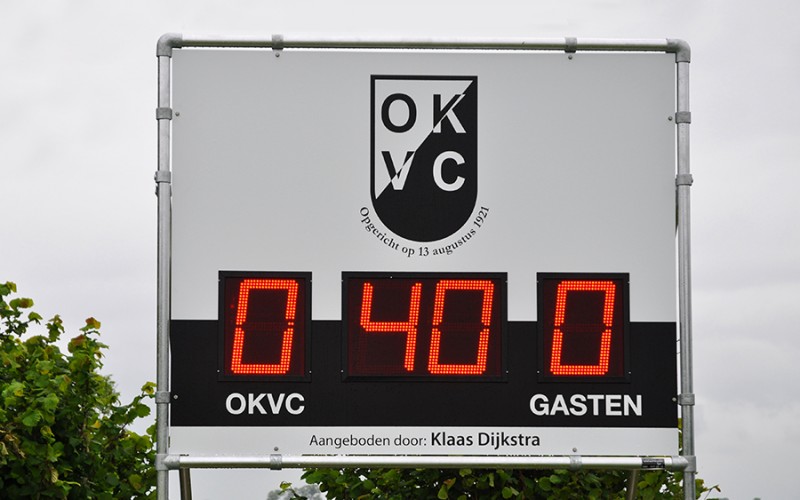 OKVC scorebord met LED display